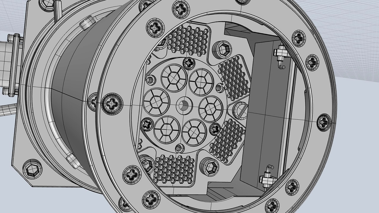 Mars Rover 3D Shaded Alpha Particle X-ray spectrometer (APXS)